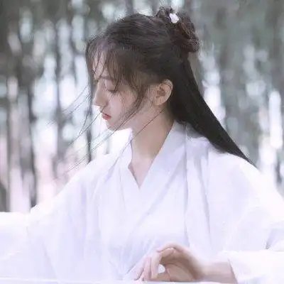 白衣女生古风头像 - 女生头像 - 潮人个性网