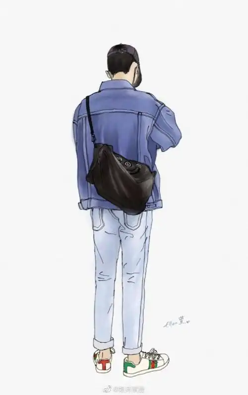 我画的就是肖战#"感谢我不可以住进你的眼睛所以才能拥抱你的背影"