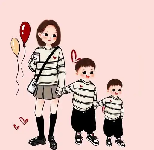 亲子头像一家三口