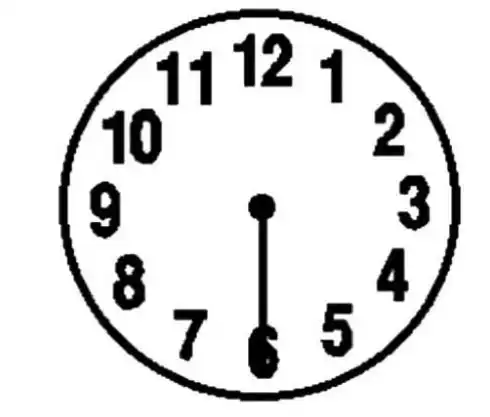 天元幼儿园大一班数学课—认识钟表 写美篇  之后我们又认识了半点