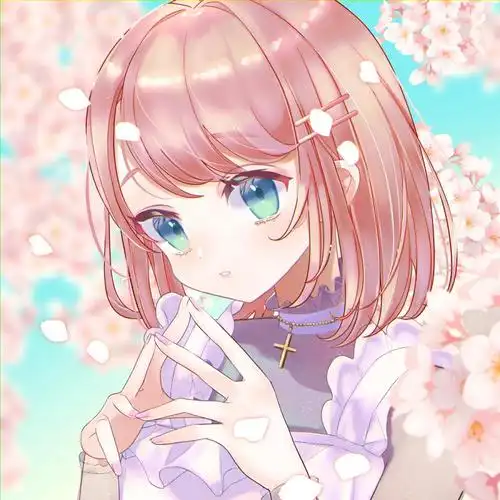 二次元美女福利图36樱花下的美少女有谁不爱