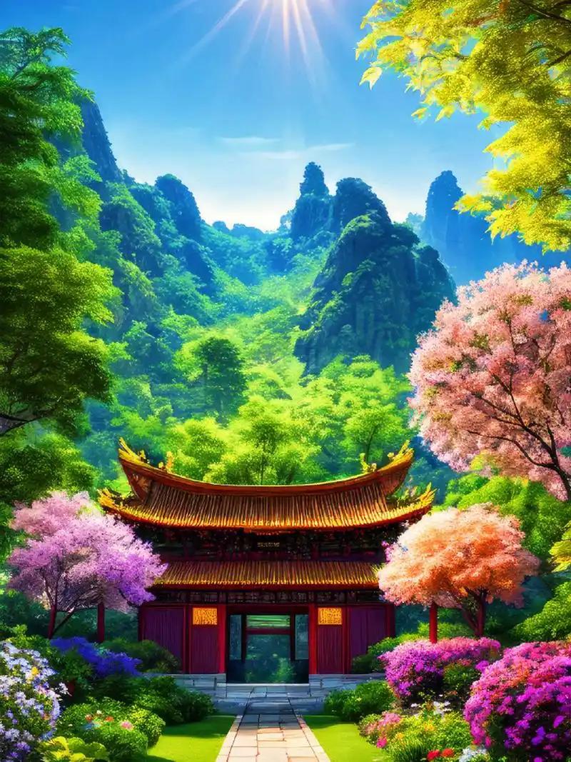 " 国漫中的治愈春色 . " 676767真的好美啊#国漫里的美景