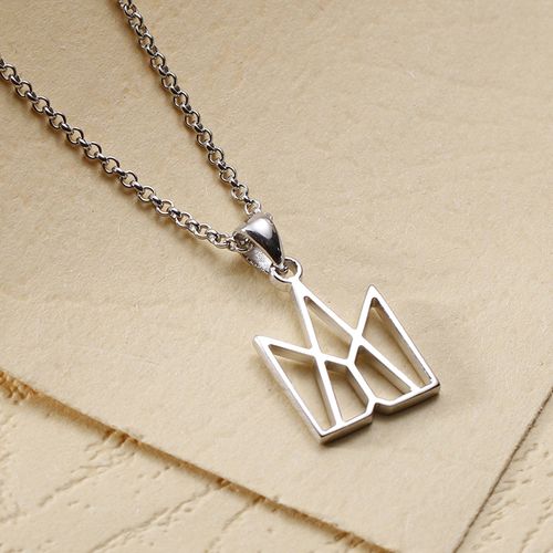 定制925纯银五月天标志项链演唱会阿信logo周边专辑应援吊坠明星