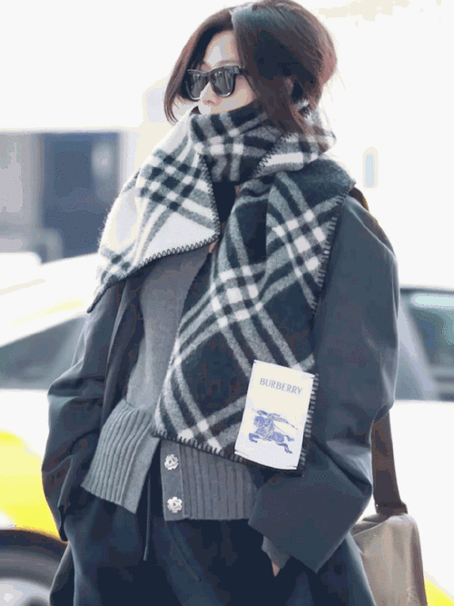 全智贤出国机场图