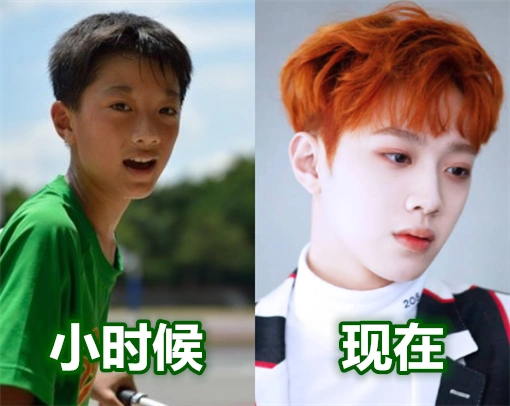 原创爱豆小时候vs现在,千玺逆袭,赖冠霖阳光,看到许凯:小鹿乱撞
