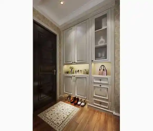 入户门口鞋柜图片大全进门1㎡怎么设计