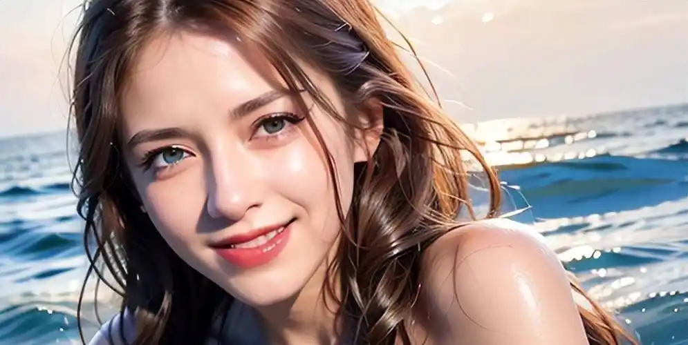 中俄混血的女孩, 可爱系.