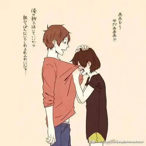 身高萌差情侣卡通头像