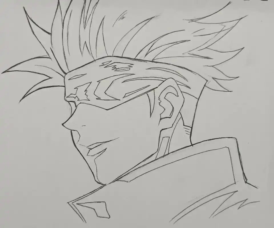 偷懒了,更个简单库存#五条悟 #绘画 #我要上热门 @dou - 抖音