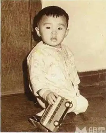 39张明星小时候照片,郭德纲小时候也很帅,王祖贤与摄影大师合影