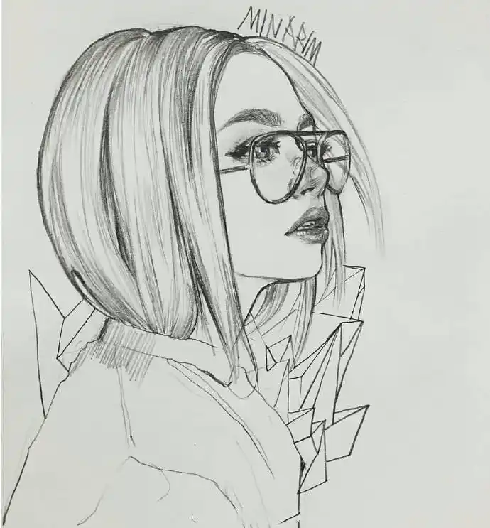 17张优秀的素描人像素材,不会画素描的看过来