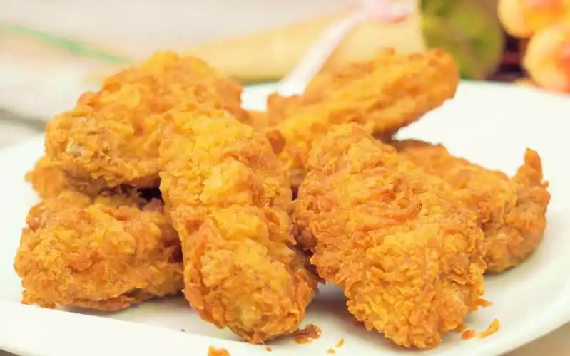 【上班族的便当】-肯德基炸鸡方子,如何上粉炸出鳞片,百分百成功!