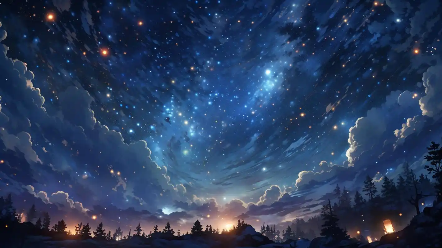 绝美星空壁纸90梦幻又神秘 哇塞!这些星空壁纸也太美了吧!