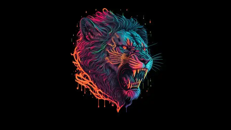 动漫卡通插画狮子座十二星座爱米莉儿童桌面专用动漫卡通壁纸