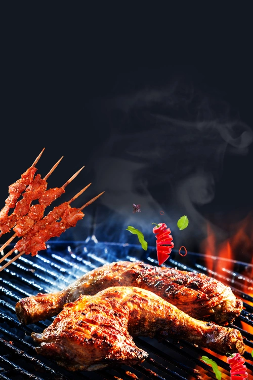 美味烧烤美食海报