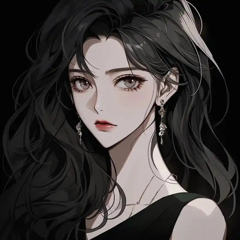 喜欢暗黑风格么?女生酷飒头像 御姐范儿