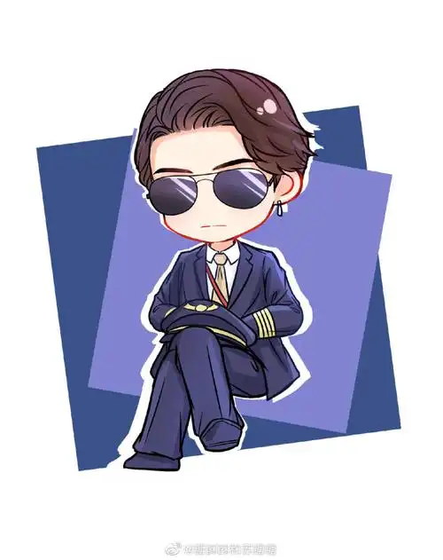 王一博酷盖q版手绘15610206536102072912