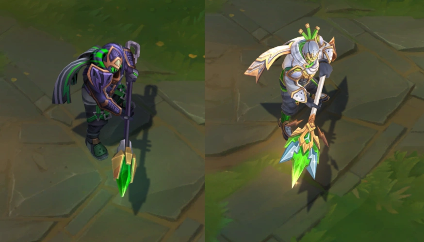 【皮肤鉴赏】至臻征服者贾克斯与原版对比-英雄联盟官方网站-腾讯游戏