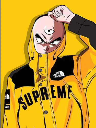 潮牌supremeoff现代潮流七龙珠联名服装店网咖漫画现代装饰画