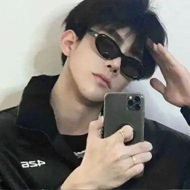 抑郁风很酷的真人好看又帅气男生头像