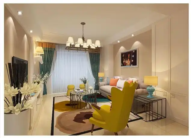 三室一厅一厨一卫户型装修设计案例