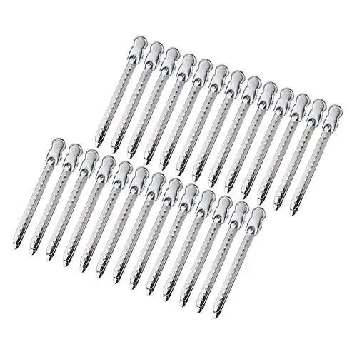 马斯特里鸭嘴夹小钢夹发廊专用无痕烫染定位美发工具夹子厂家直供