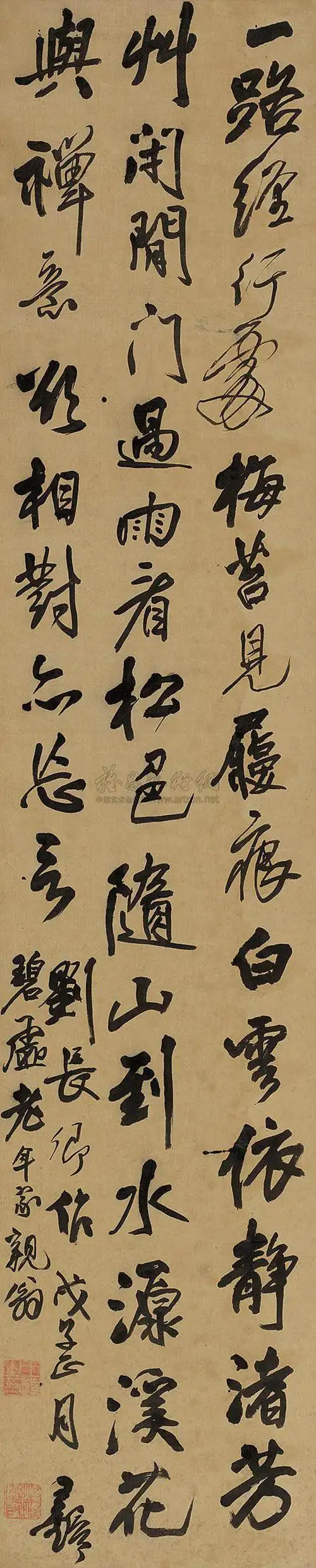 神笔王铎行草大条幅…!