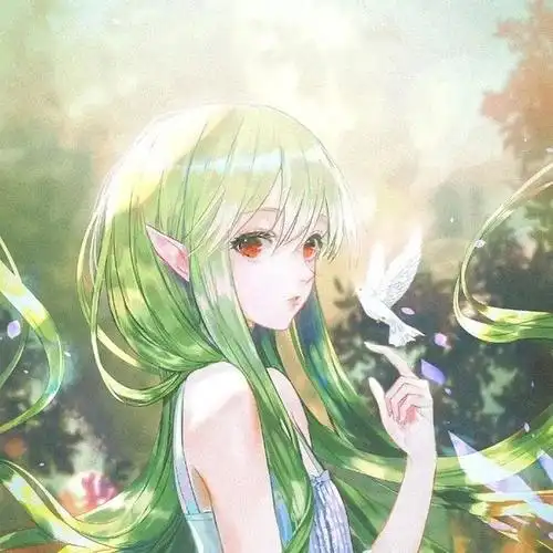 求绿色动漫头像