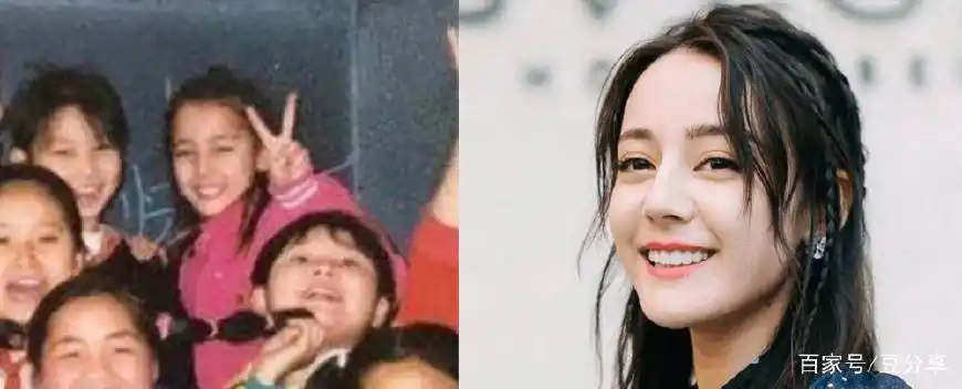 在妈妈肚子里就"整容"的女星,热巴自带明星光环,我最服杨颖!