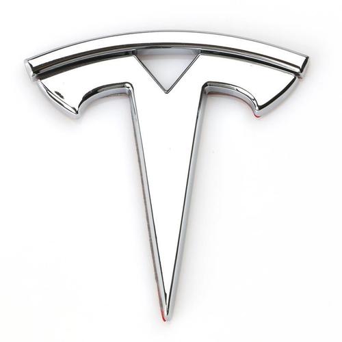 tesla特斯拉logo金属车贴改装车身贴标侧标个性车尾标车标modelx