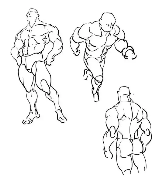 画画的春哥如何画出猛男诱人的肌肉感