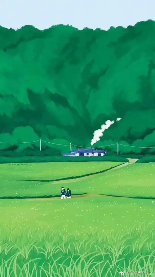 分享一组绿色护眼壁纸#壁纸# 来自如期而至158 - 微博