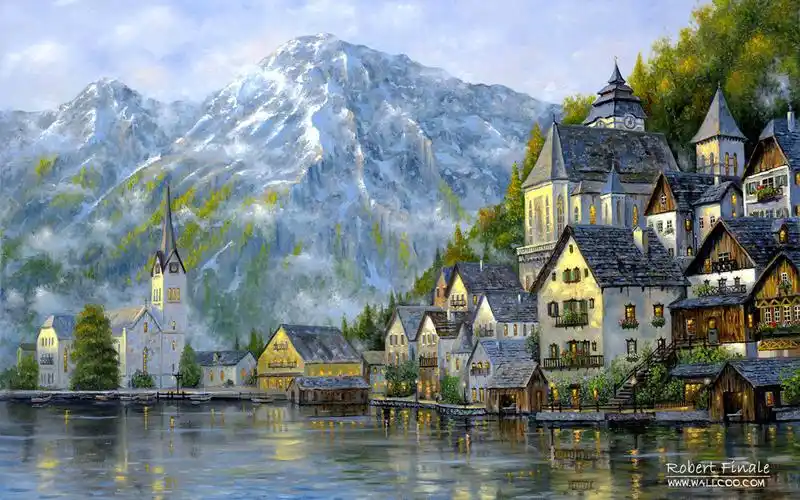 大师robert finale个人油画作品高清图片素材2(16p)