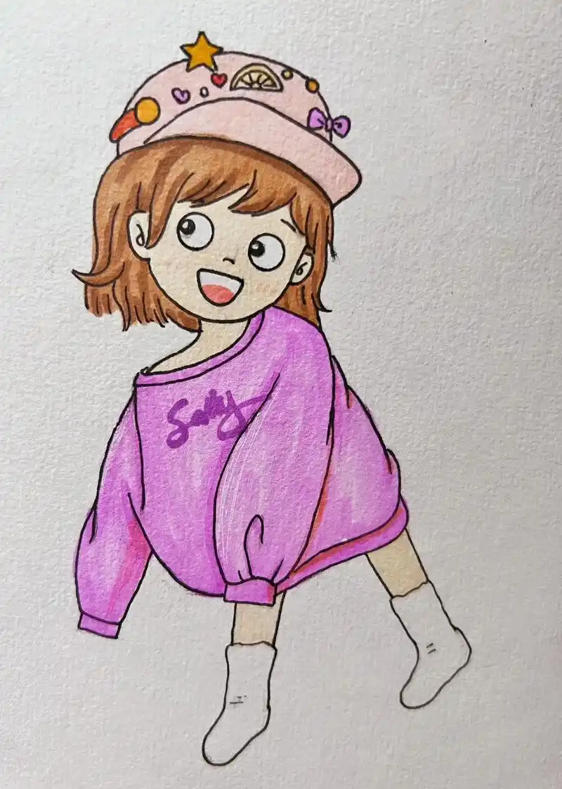 简笔画 #儿童画 #手绘 #可爱卡通 #一 - 抖音