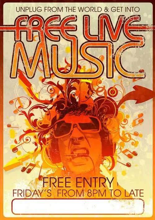 40张创意音乐海报设计欣赏