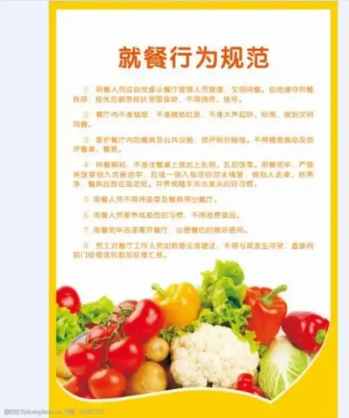 食堂就餐行为规范