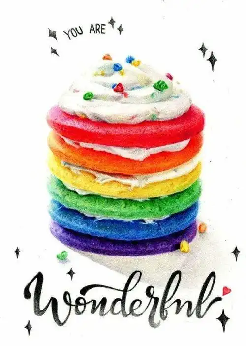 彩铅教程教你画一个美味的彩虹蛋糕步骤超详细