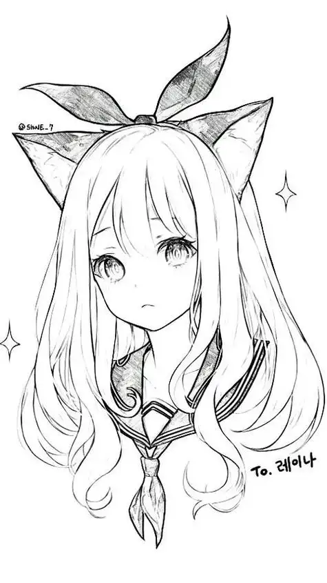 动漫简笔画简单 动漫简笔画简单又漂亮