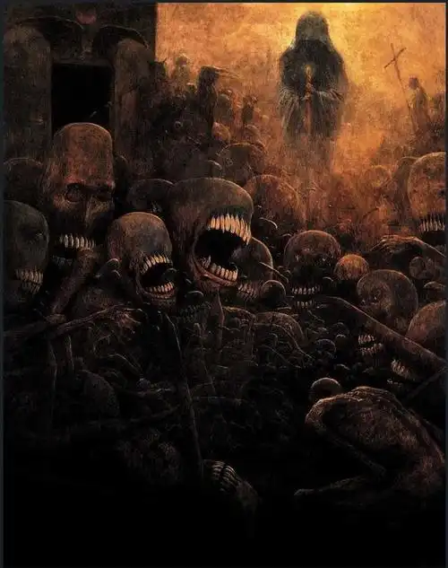 见过地狱画过地狱贝克辛斯基画里地狱哪有人间可怕