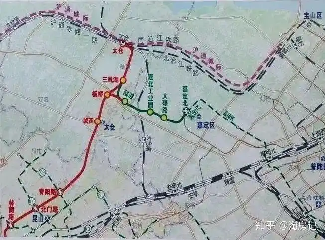 嘉闵线延伸太仓5大站点亮相!2021年上半年同步动工!