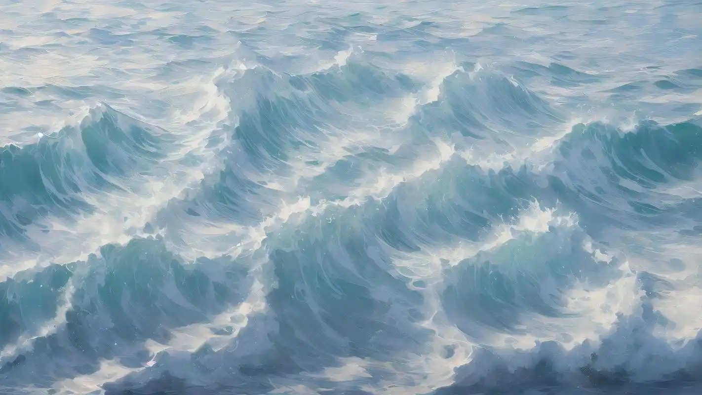 超美海浪背景图,惊艳你的朋友圈9878 海浪的温柔与力量,在这组