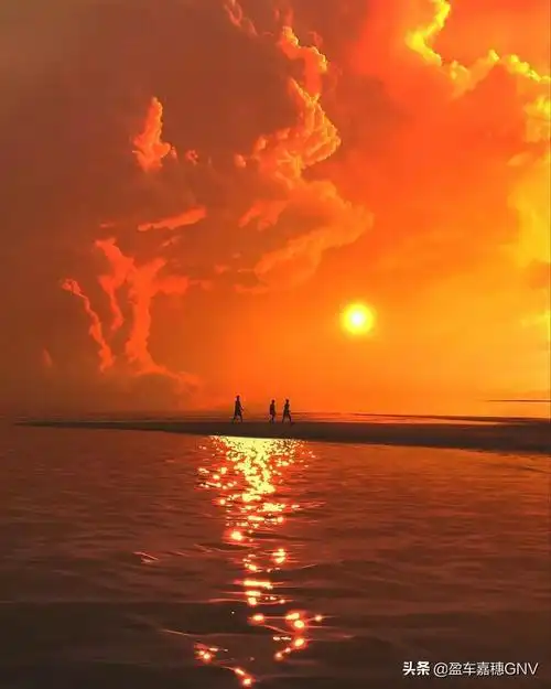 文案|落93黄昏晓,清风衬晚霞