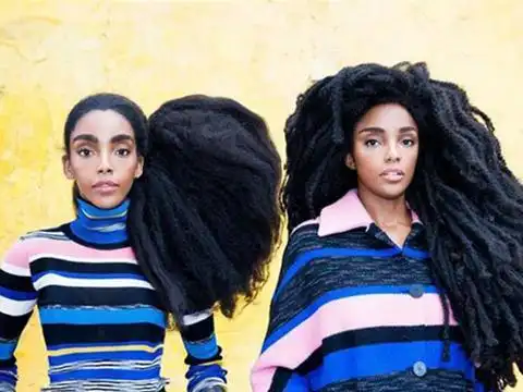 双胞胎把头发做成拖把发型,却意外的受到很多人欢迎