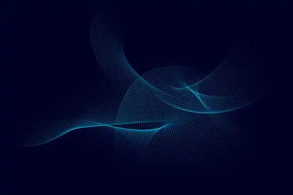 科技知识宣传     商务风海报通用素材   构建科技氛围感几何线条插画