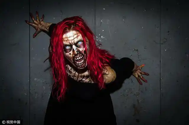 猛鬼出街!意大利恐怖彩绘师作品令人惊悚