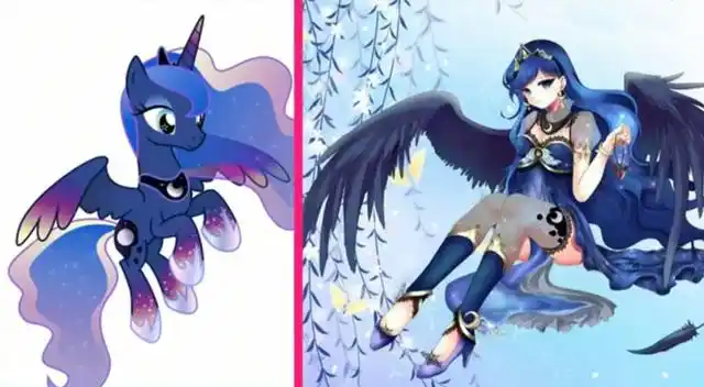 小马进化成人形后,闪耀盔甲夫妇郎才女貌,儿童版的宇宙公主很q