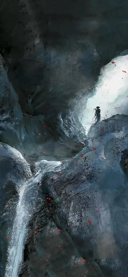 cr:redmatcha武侠风,禅意风插画.绝美古风意境壁纸第(二)期