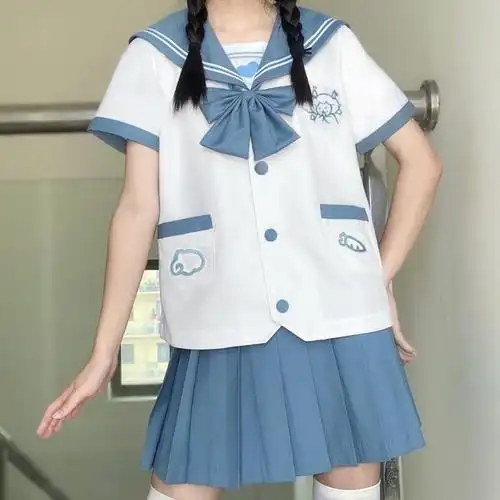 商场同款lrtl轻奢jk咩咩小兔可爱幼稚园jk制服日系水手服学生套装裙