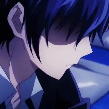 二次元男生孤独头像