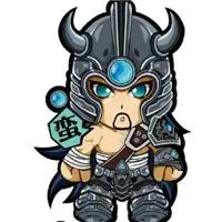 野蛮人之王简笔画画法q版蛮王简笔画lol简笔画拇指人